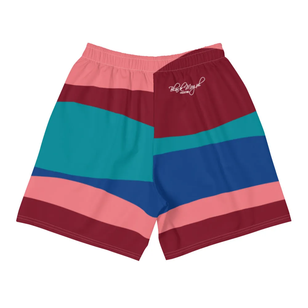 BLKMGL Men's Athletic Long Shorts