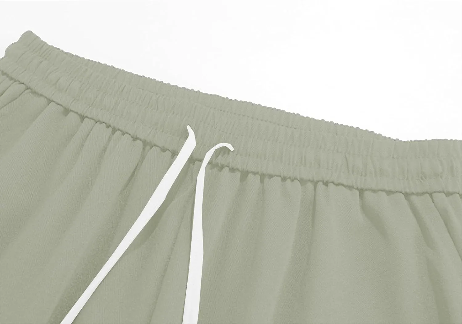 Casual Pants for Men Baggy Fit Plus Size Trousers Straight Wide Leg Elastic Waist Drawstring Summer Sweatpants