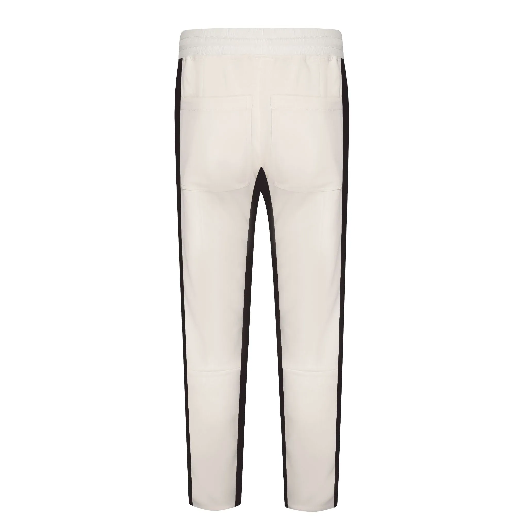 Double Stripped Track Pants v3 - White/Black