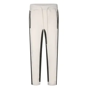 Double Stripped Track Pants v3 - White/Black