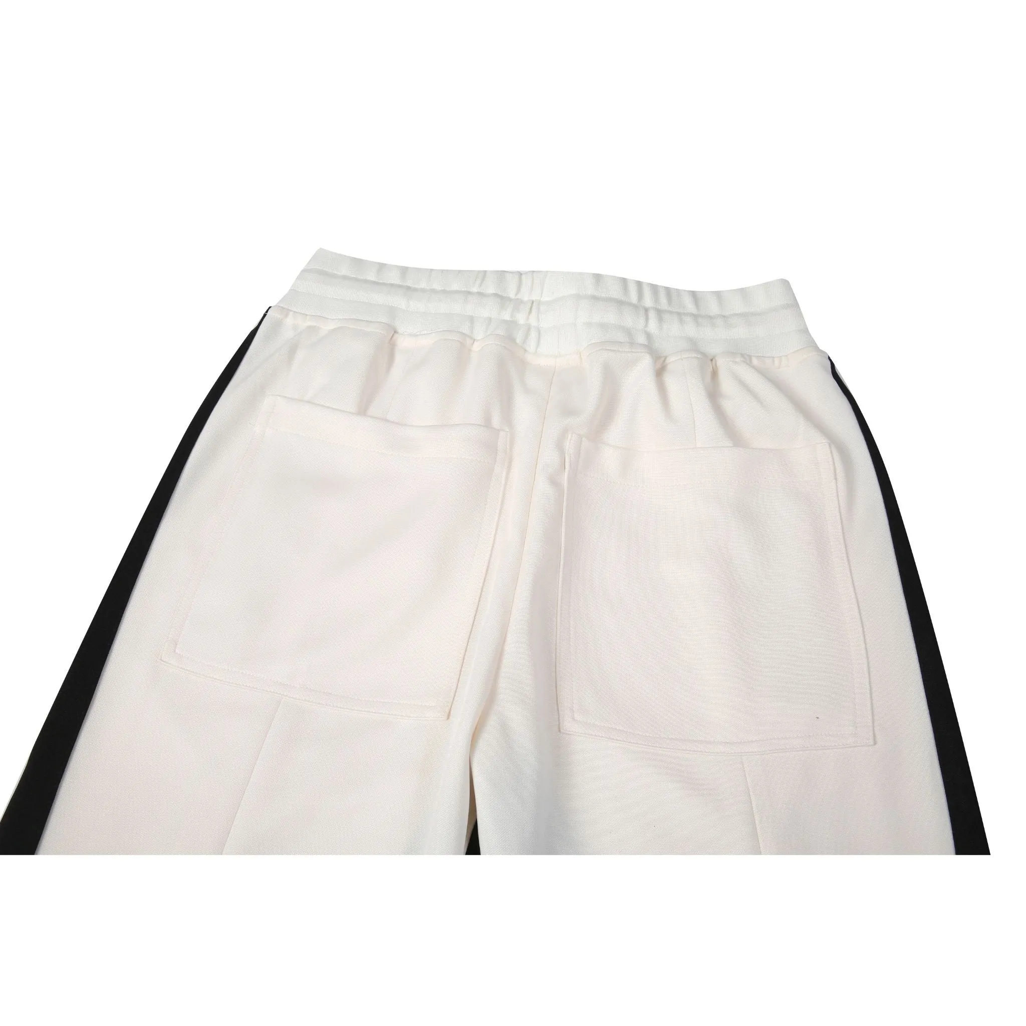 Double Stripped Track Pants v3 - White/Black