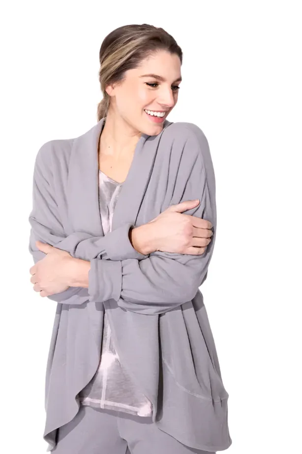 Escape Rib Knit Cocoon Jacket-50% OFF