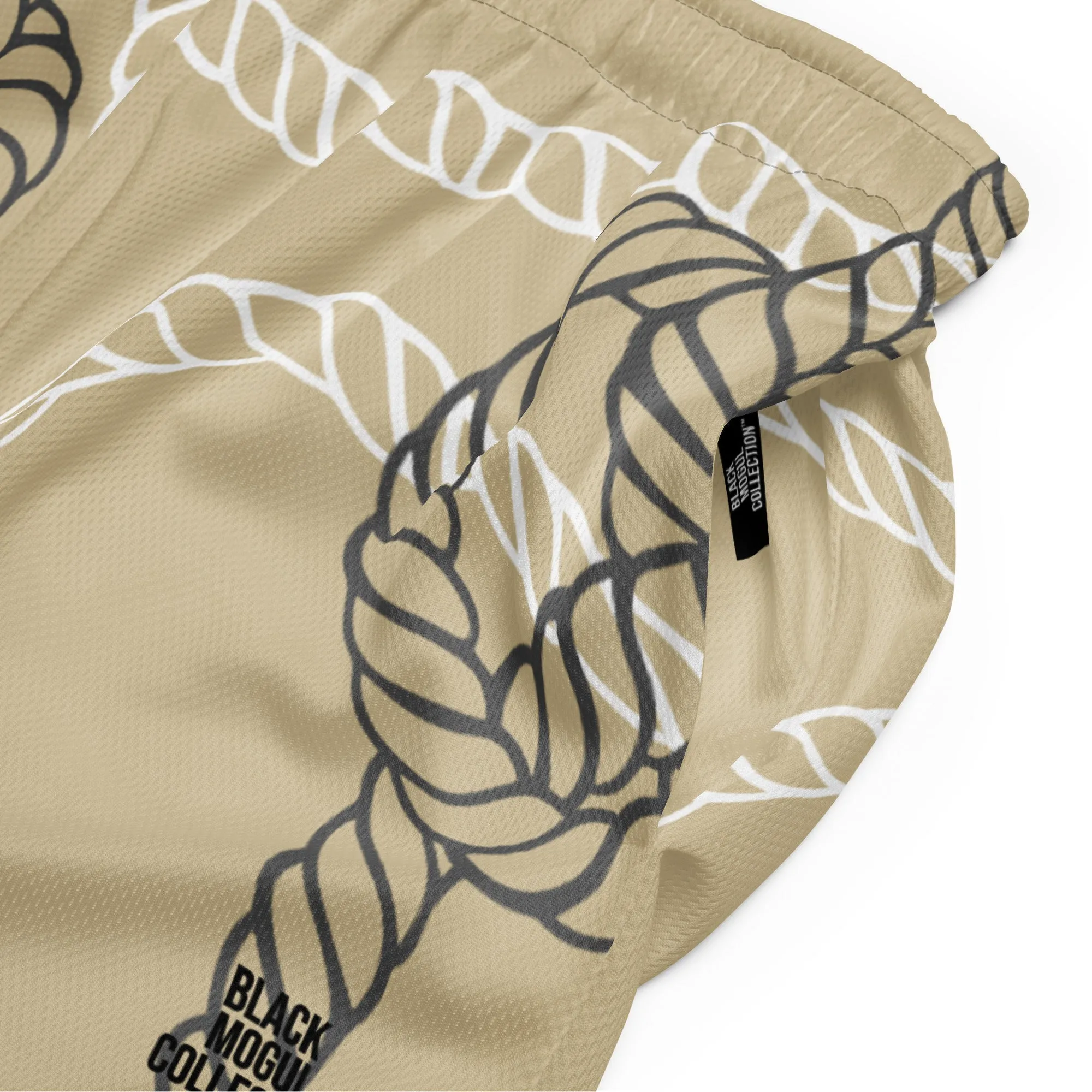 Gold Ropes Unisex mesh shorts