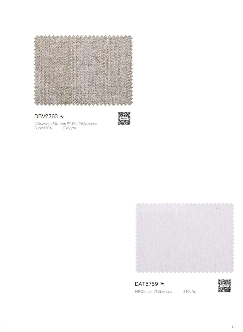 Italian Beige Wool & Linen-Silk & Spandex Jacket Plus White Trousers