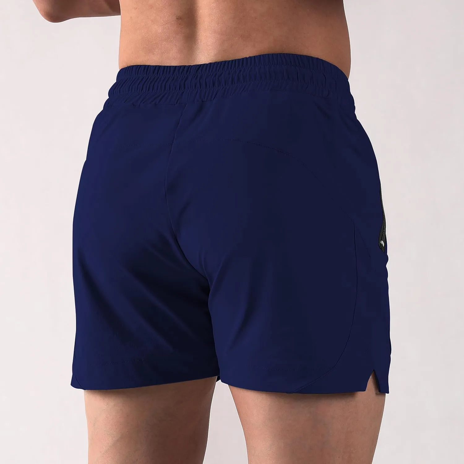 Mens Gym Shorts 5 Inch Slim Workout Shorts Lightweight Quick Dry Running Athletic Shorts with Pockets