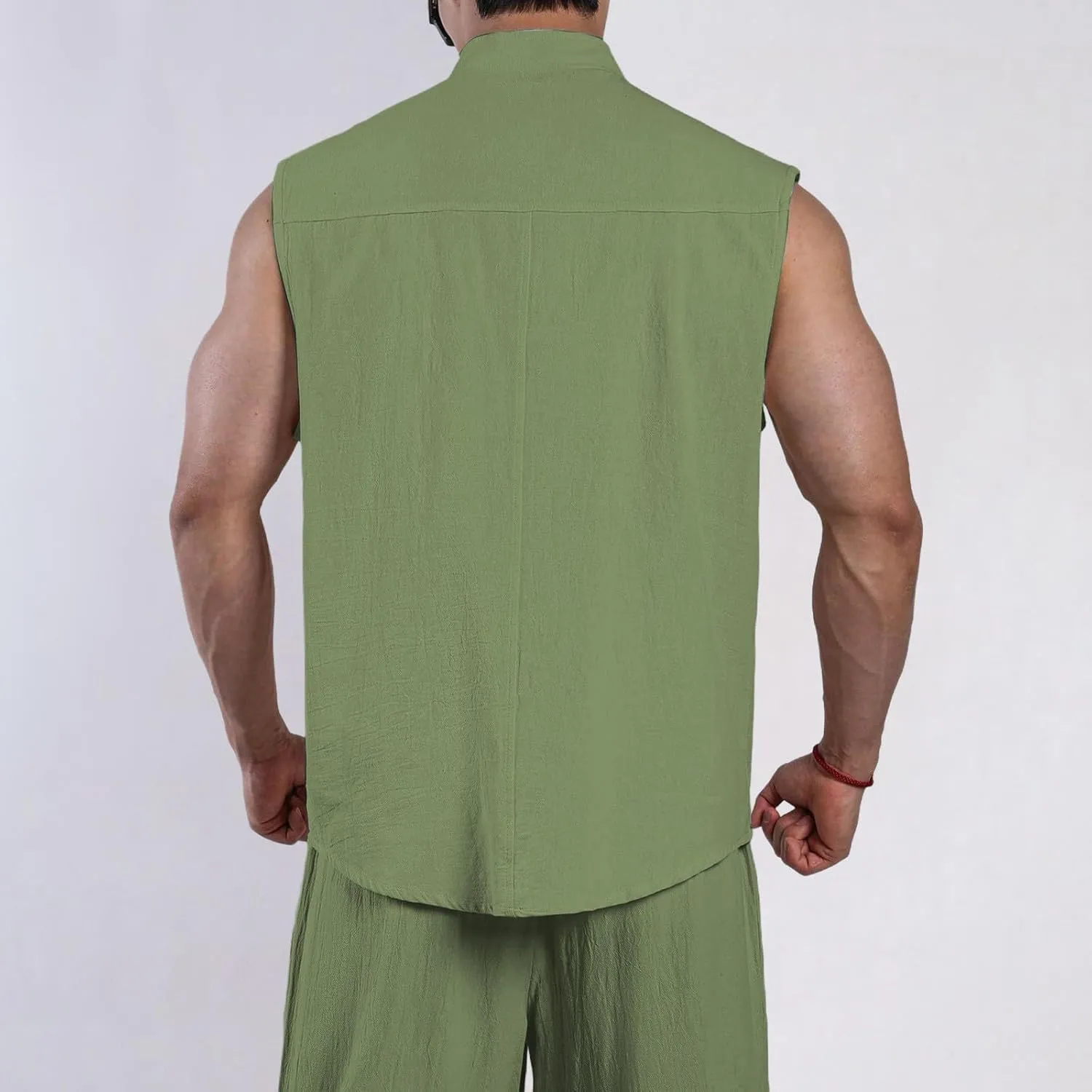 Men's Summer Beach Tank Tops Sleeveless Zip Up Gym Bodybuilding Fitness Workout Muscle Shirt Casual Textured Tanks