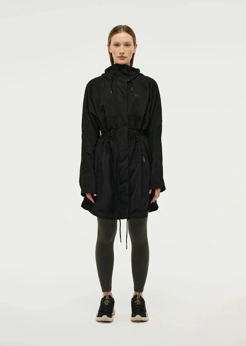 P.E Nation Mid Length Man Down Jacket - Black