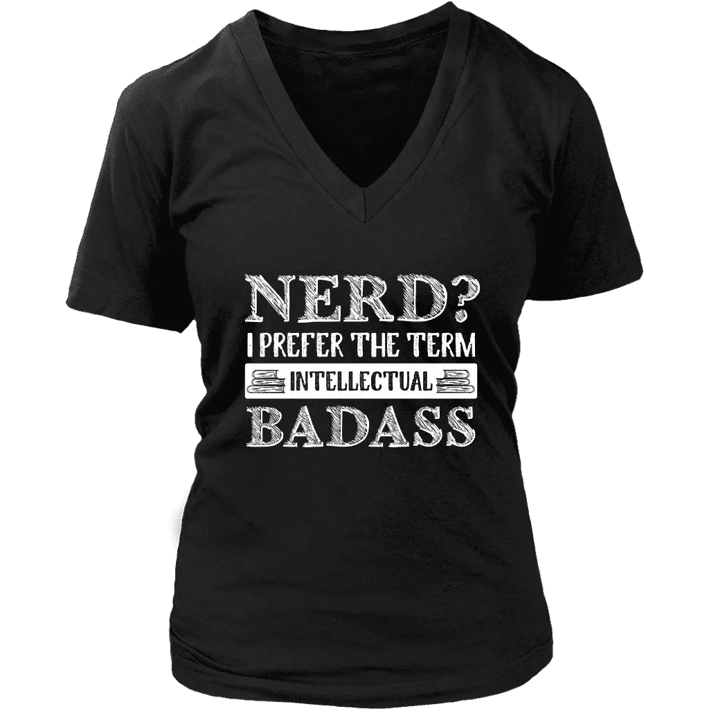 "Nerd?" V-neck Tshirt