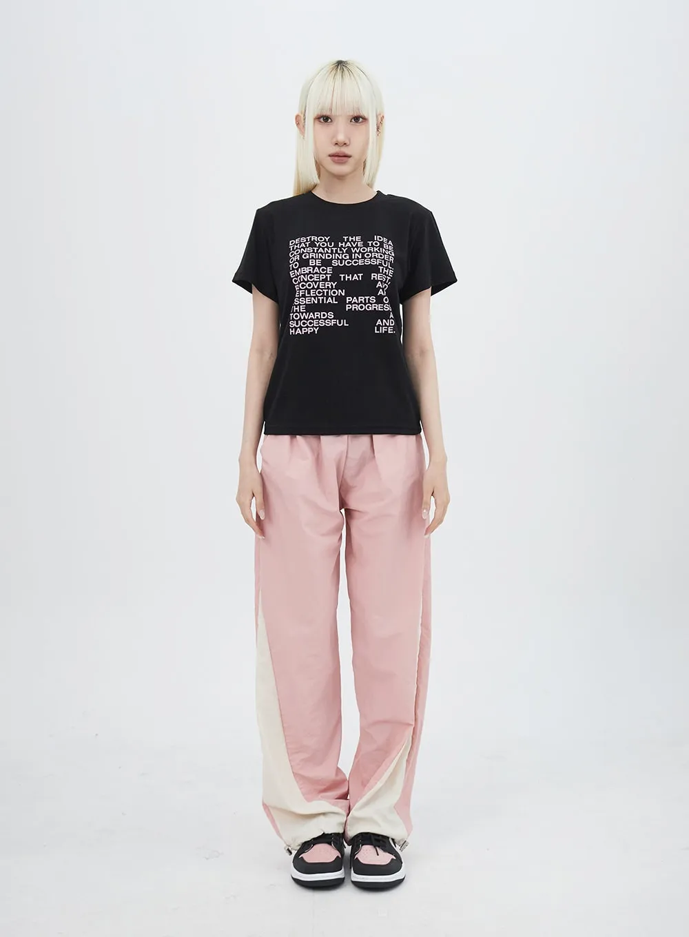 Two Color Track Pants IU312