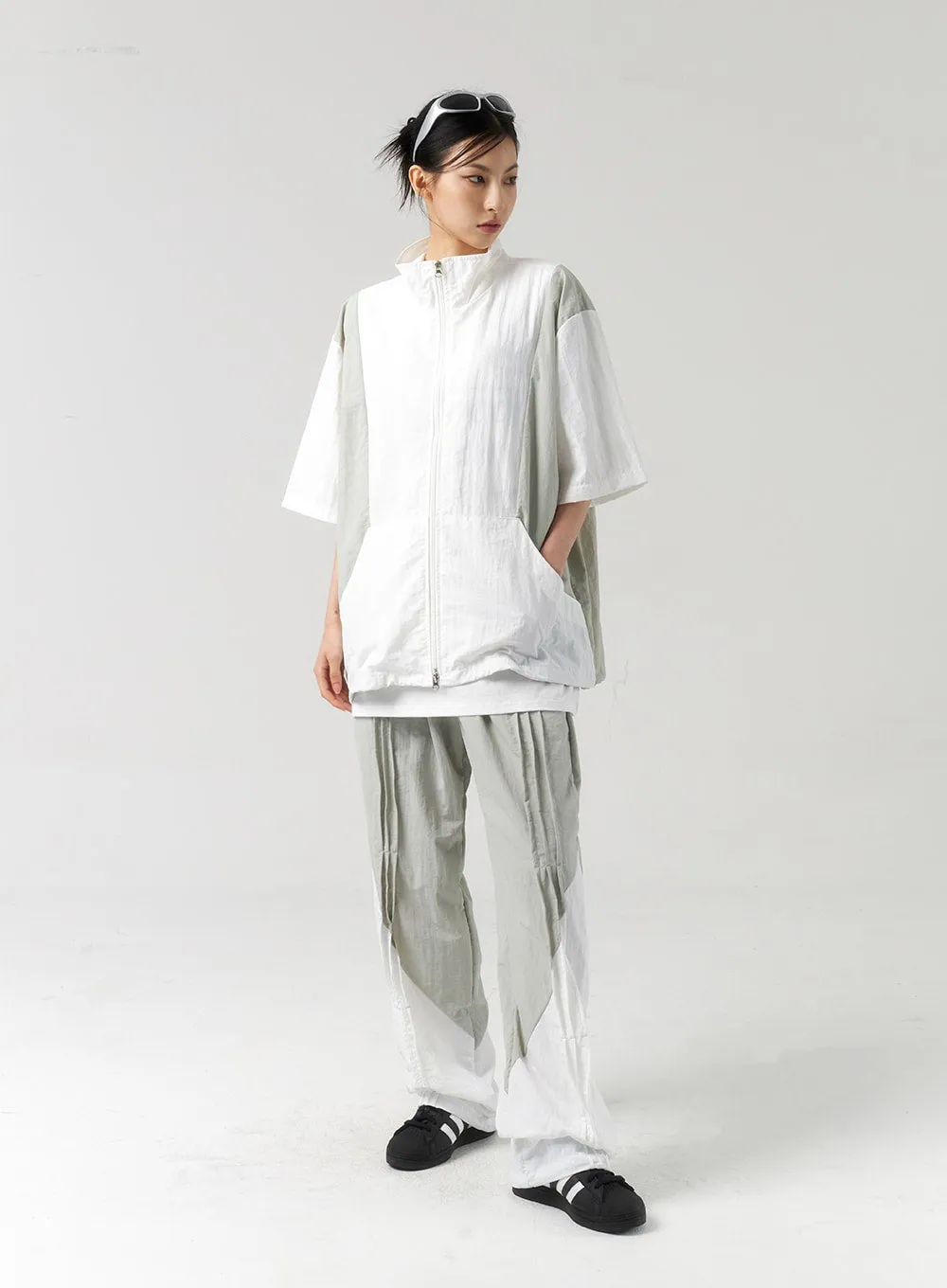 Two Color Track Pants Unisex CU320