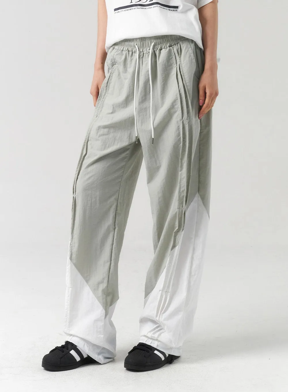 Two Color Track Pants Unisex CU320