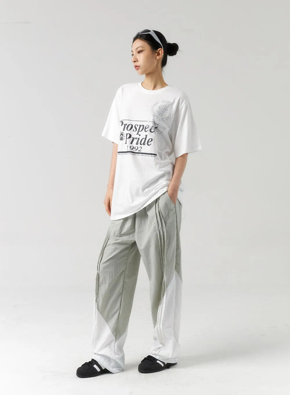 Two Color Track Pants Unisex CU320