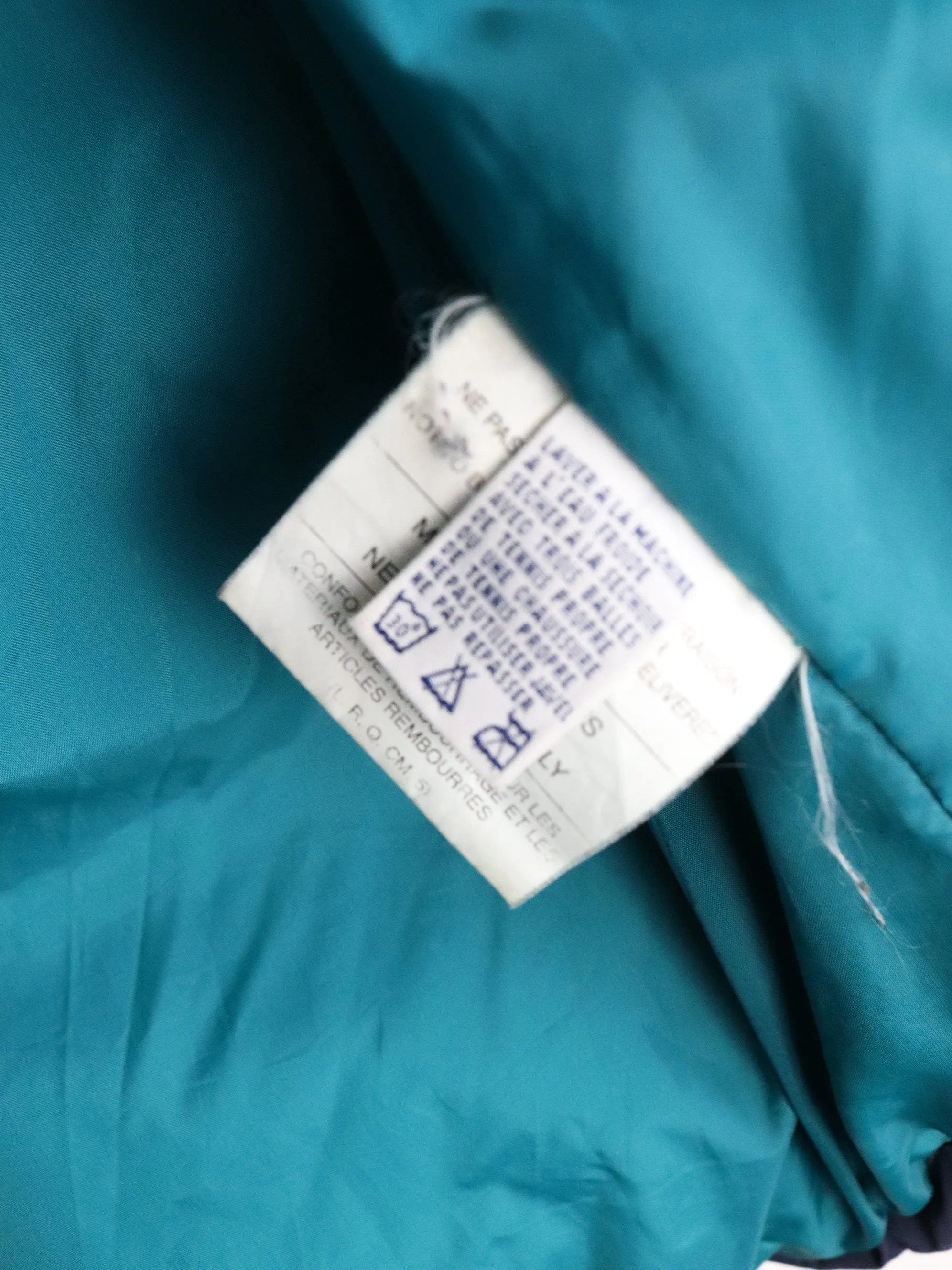 Vintage Fila Jacket Mens Large Blue Down