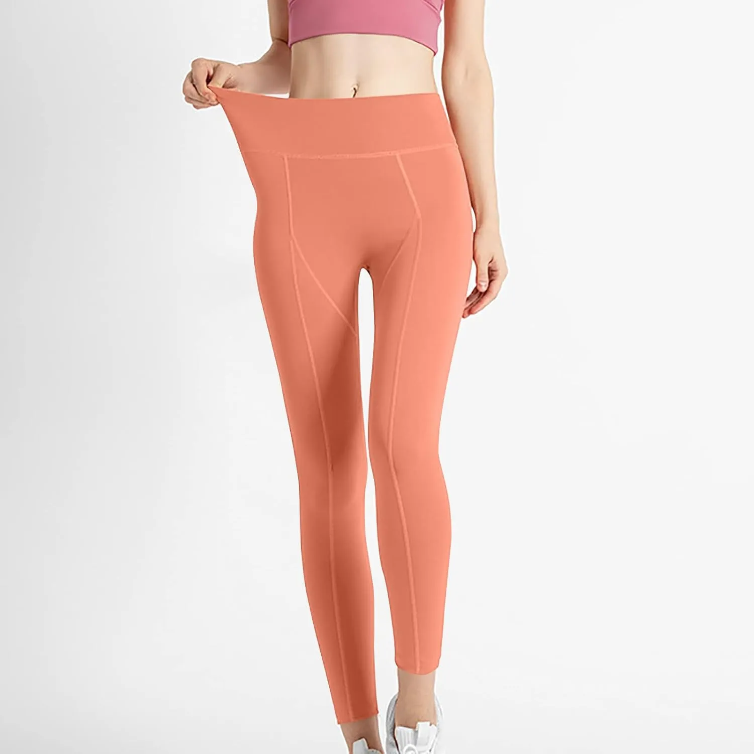Women's High Waisted Leggings Fitness Sports Running Yoga Athletic Pants Firm Compression Shapewear Leggings