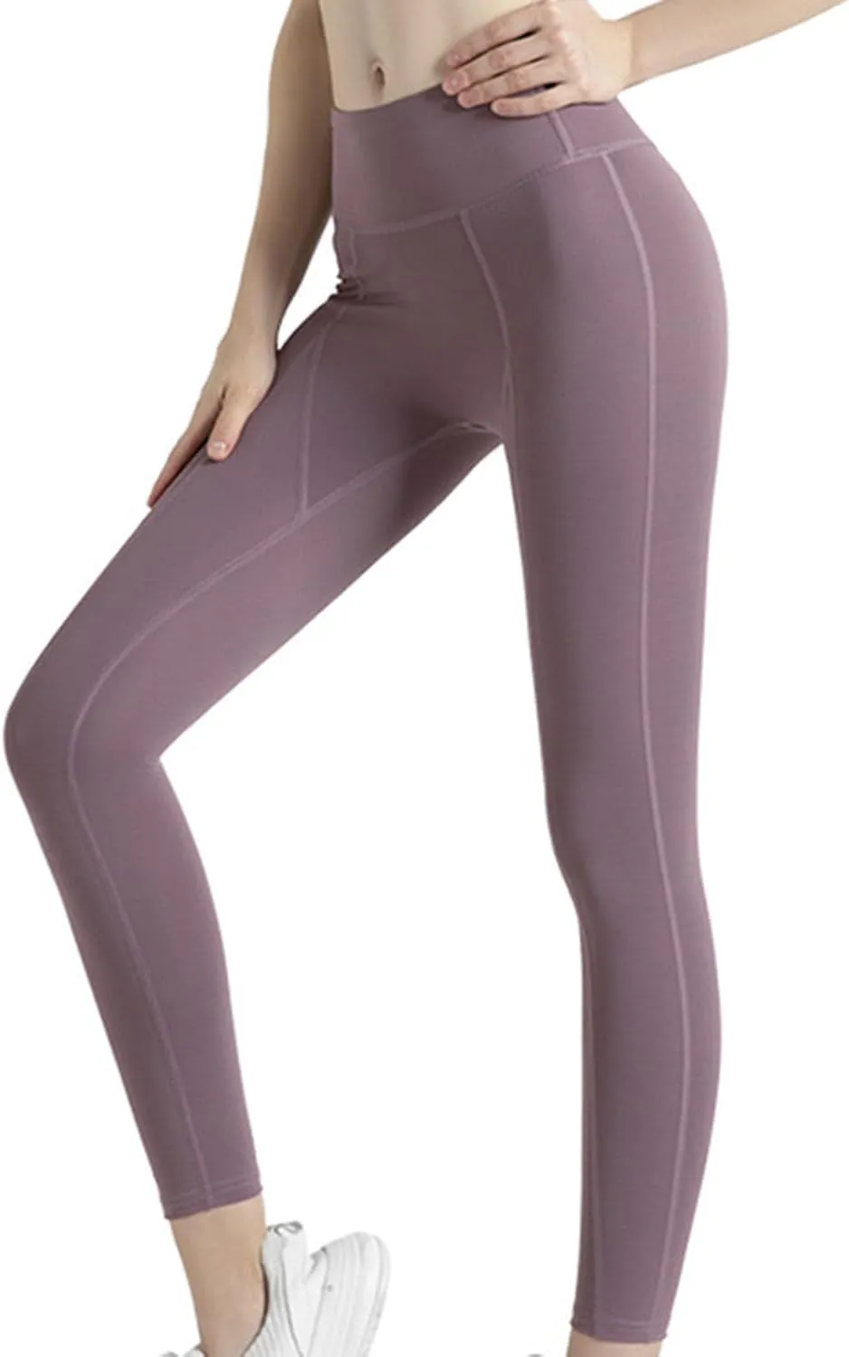 Women's High Waisted Leggings Fitness Sports Running Yoga Athletic Pants Firm Compression Shapewear Leggings