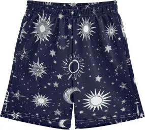 Youth Boys Cargo Shorts Lightweight Athletic Running Workout Shorts with Pockets